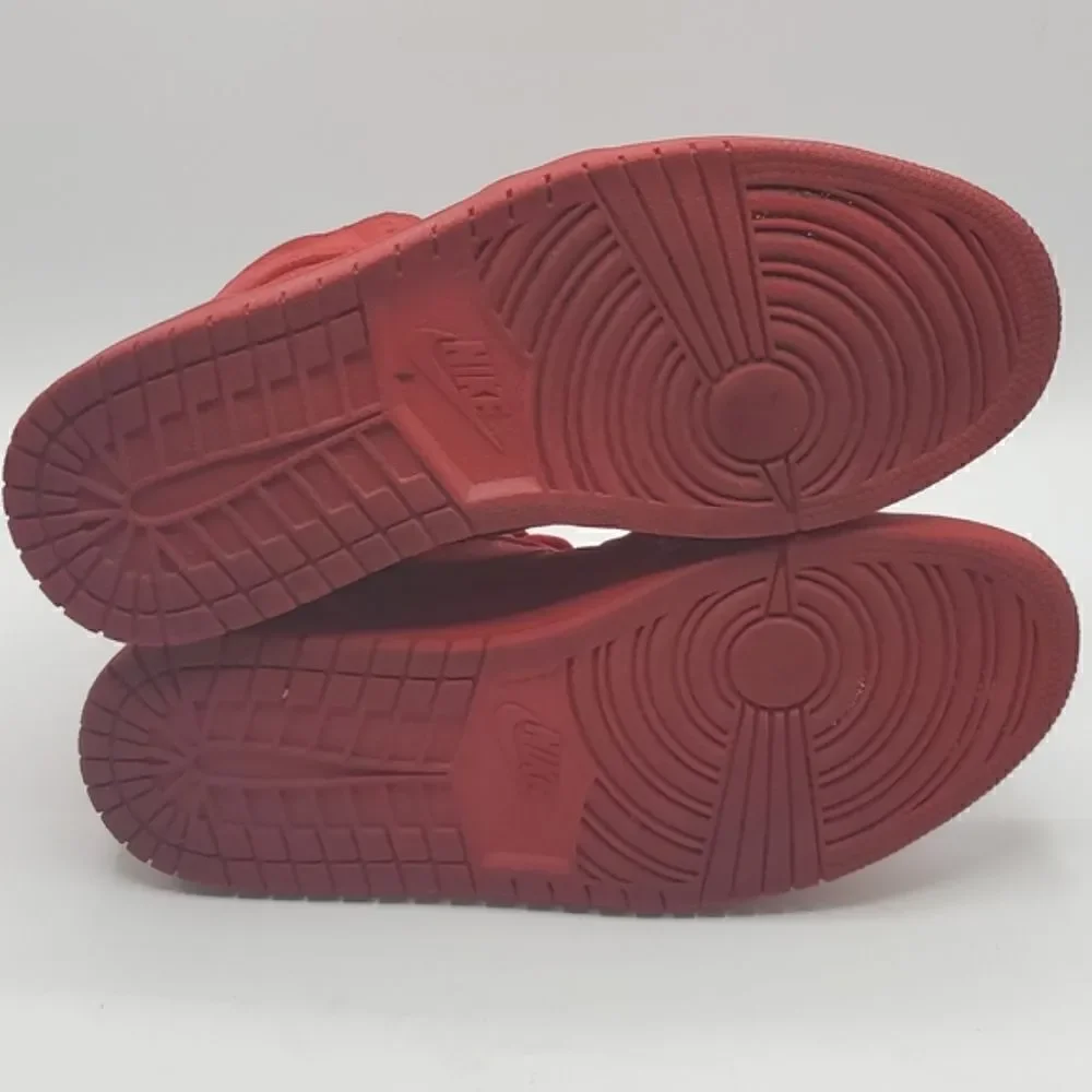 NIKE AIR JORDAN 1 2016 RETRO HIGH TRIPLE GYM RED SUEDE [332550-603] Size 8
